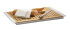 Tablett BROTSTATION, 59,5 x 35,5 cm, Melamin weiß