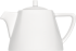 Teekanne OPTIONS mit Deckel, 0,35 ltr., weiß