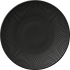 Teller PINE flach rund coup, Ø 24 cm, COAL mit Relief