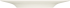 Teller PURITY REFLECTIONS flach rund Fahne, Ø 17 cm, creme mit Relief