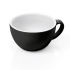 Cappuccino-Obertasse ITALIA BLACK, 0,28 ltr., schwarz-weiß