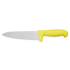 Kochmesser HACCP, 30 cm lang, Edelstahl, gelber Griff