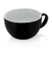 Milchkaffee-Obertasse ITALIA BLACK, 0,35 ltr., schwarz-weiß