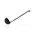 Portionsvorleger KITCHEN TOOL 1887, Ø 7 cm, 28,5 cm lang, CNS schwarz