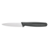 Schälmesser HACCP, 17,5 cm lang, Edelstahl, schwarzer Griff