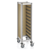 Tablettwagen MENSA Single GN 1/1, für 10 GN Tabletts, Alu/MDF, natur