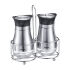 Menage Salz und Pfeffer LISSABON, 3-tlg. Set, je 125 ml, Edelstahl / Glas