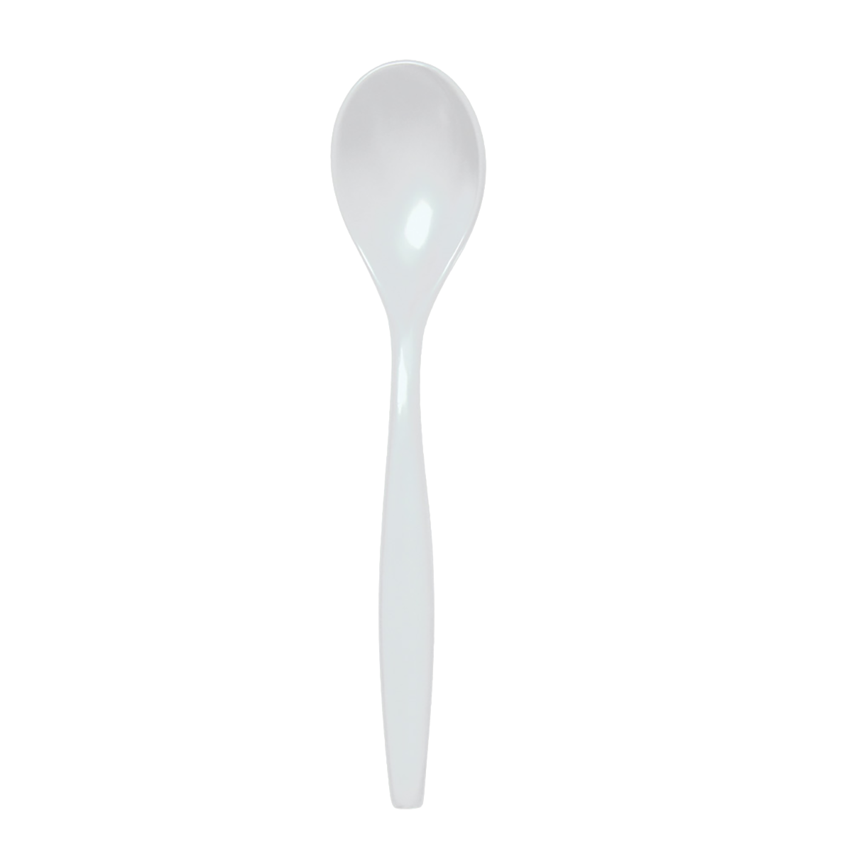 Kaffeelöffel, 13,5 cm lang, SAN-Kunststoff weiß