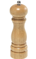 Salz-/Pfeffermühle, Höhe 16,5 cm, Gummibaumholz natur lackiert
