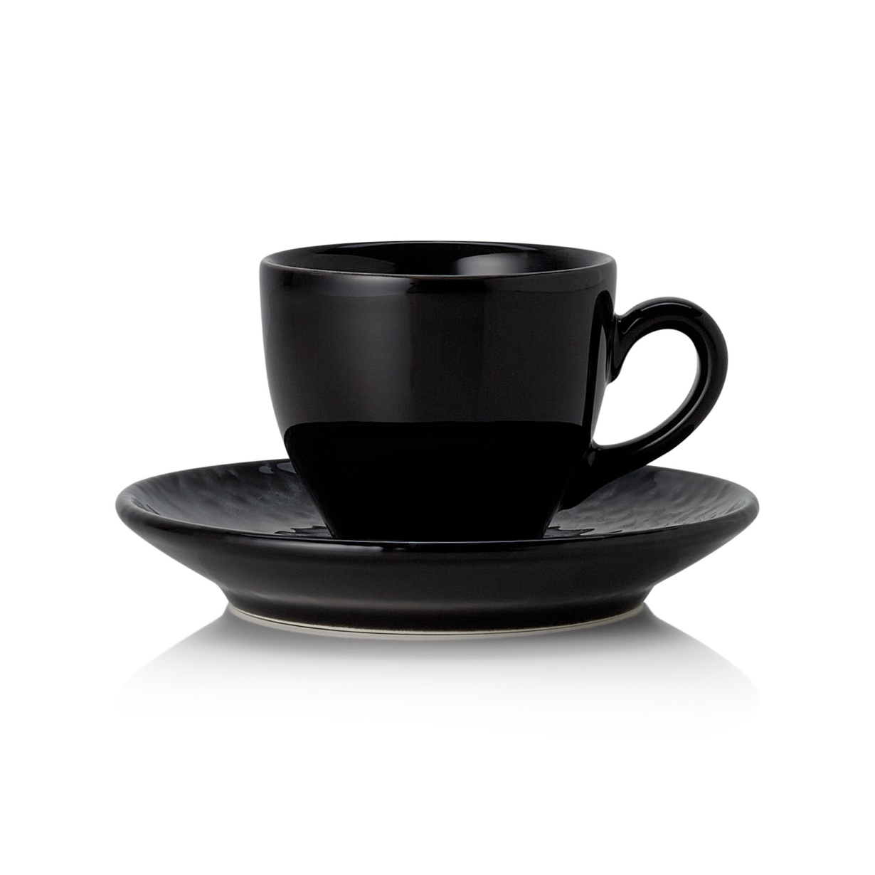 Espressotasse VIDA NIGHT mit Untertasse, schwarz