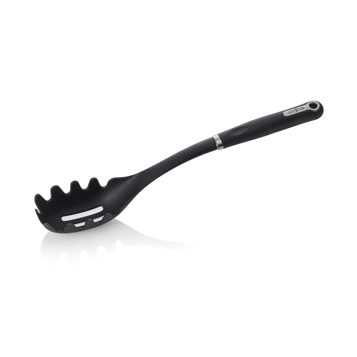 Pastaheber LET'S COOK, 34,5 cm lang, PA schwarz